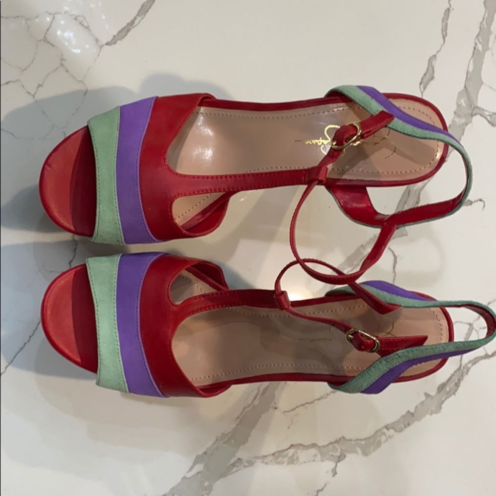 Platform Heels Multi color